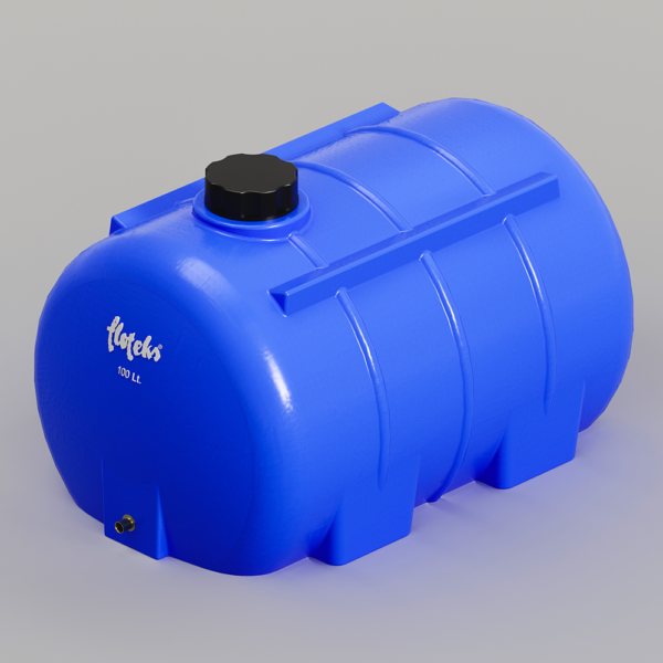 100 Litrelik Yatay Su Deposu